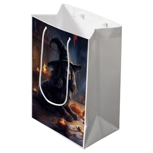 Cocker Spain Pumpkins Halloween Scary (Framsidan Vinklad)