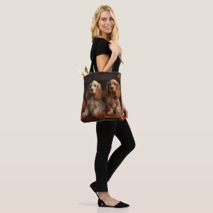Cocker Spain Puppy Autumn Delight Pumpkin Tygkasse