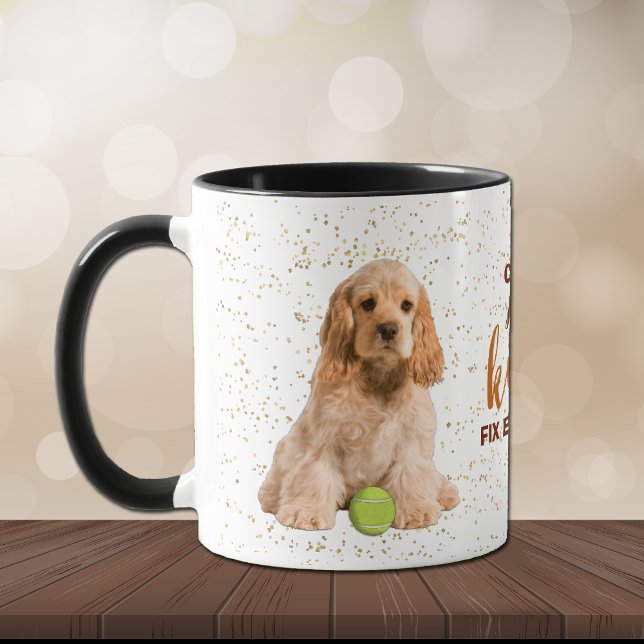 Cocker Spain Puppy Kisses Fix Allt Mugg (Skapare uppladdad)