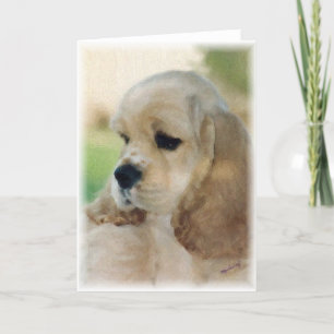 Cocker Spain Puppy-kort Kort
