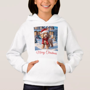 Cocker Spain Puppy som spelar i Snö T Shirt