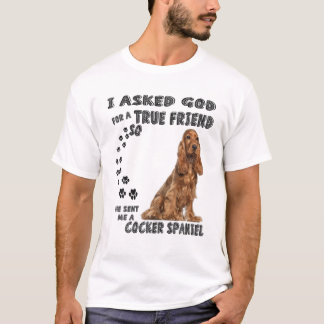 Cocker Spain Quote Mamma Pappa Älskare Print, Cute T Shirt