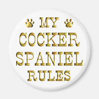Cocker Spain Regler Guld Magnet