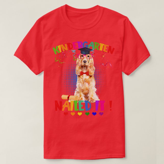Cocker Spain Studenten, klass 22 Kindergarten T Shirt (Design framsida)