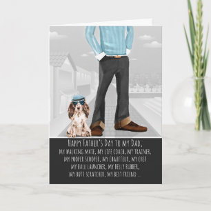 Cocker spanel från Hund Fars dag Kort