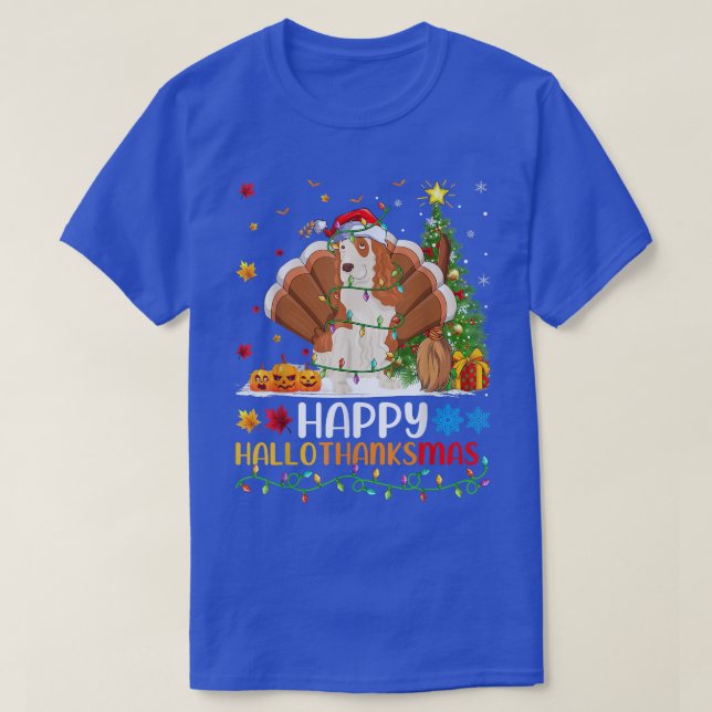 Cocker spanel Hund älskare Funny Cocker Spanska he T Shirt (Design framsida)