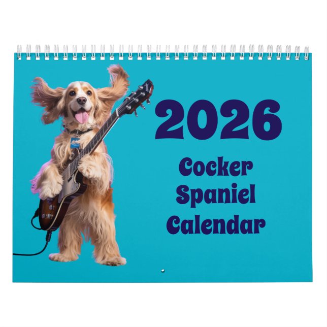 Cocker Spaniel Calendar Kalender (Omslag)