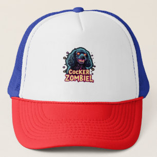 Cocker Spaniel Cockie Zombie Hund Halloween Essent Keps