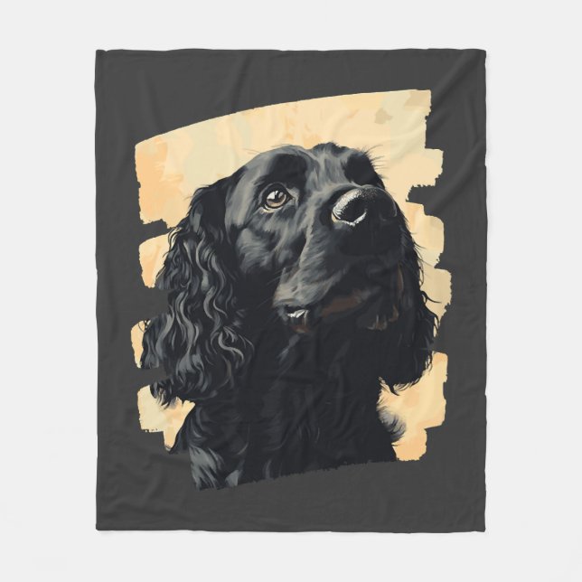 Cocker Spaniel  Fleecefilt (Framsidan)