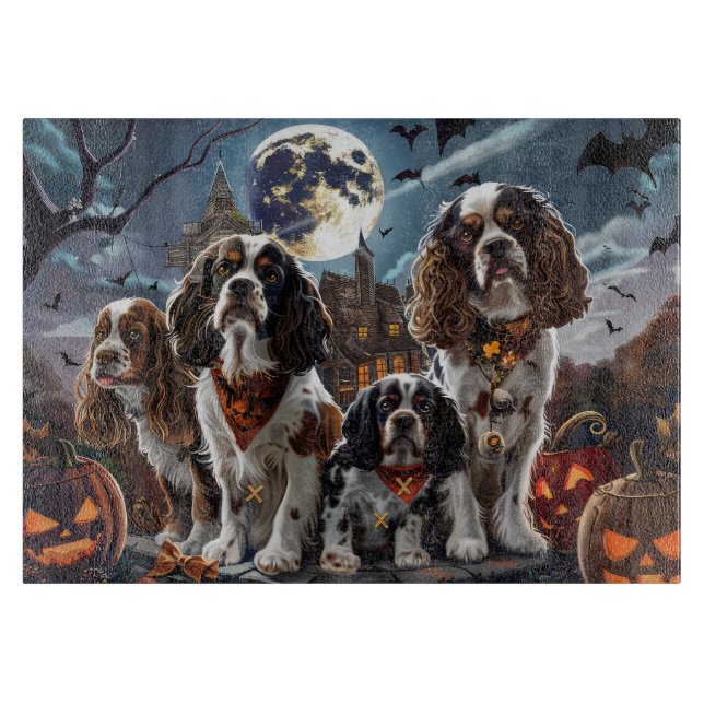 Cocker Spaniel Halloween Kuslig (Framsidan)