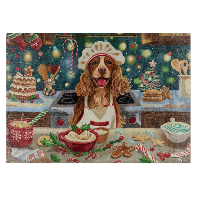 Cocker Spaniel Högtidlig Bakning: Festlig Jul (Framsidan)