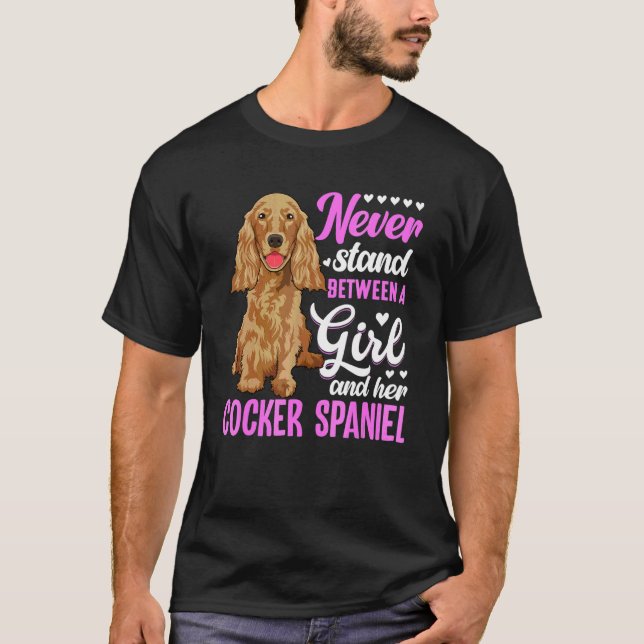 Cocker Spaniel Hund Dräkt  Cocker Spaniel 2 T Shirt (Framsida)