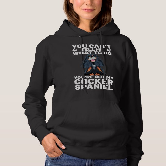 Cocker Spaniel Hund  Hund T Shirt (Framsida)