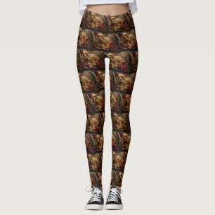 Cocker Spaniel Hund Jul Festlig Leggings