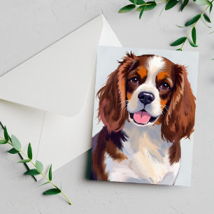 Cocker Spaniel Hund Målningskort