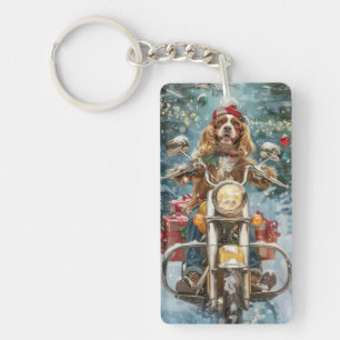Cocker Spaniel Hund Ridning Motorcykel Jul