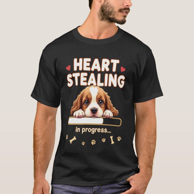 Cocker Spaniel Hund Roligt Present Cocker Spaniel T Shirt (Framsida)