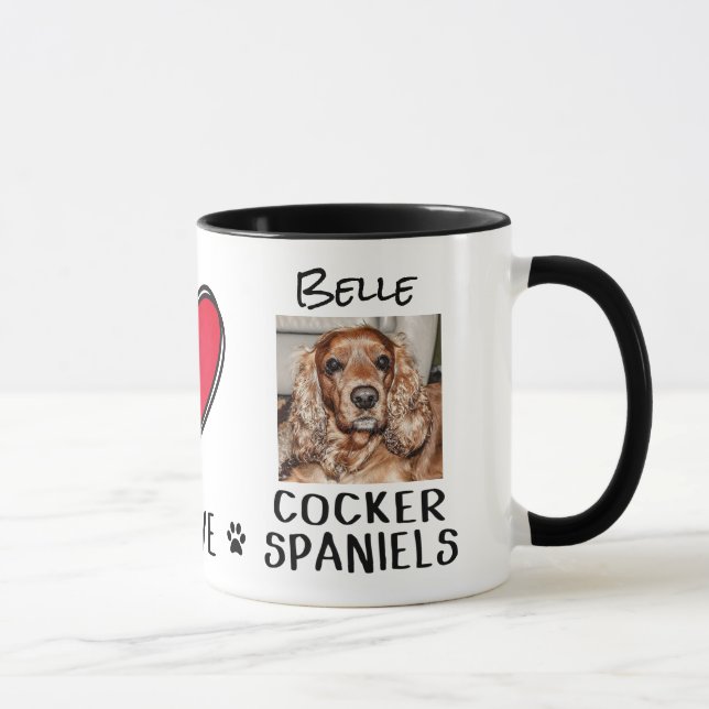 Cocker Spaniel Hundälskare Mugg (Höger)