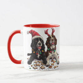 Cocker Spaniel Hundar Jul Mugg