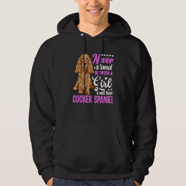 Cocker Spaniel Hunddräkt  Cocker Spaniel 2 Hoodie (Framsida)