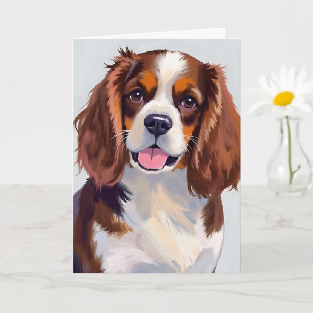 Cocker Spaniel Hundmålning Kort (Liten växt)