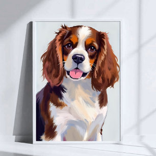 Cocker Spaniel Hundmålning Poster
