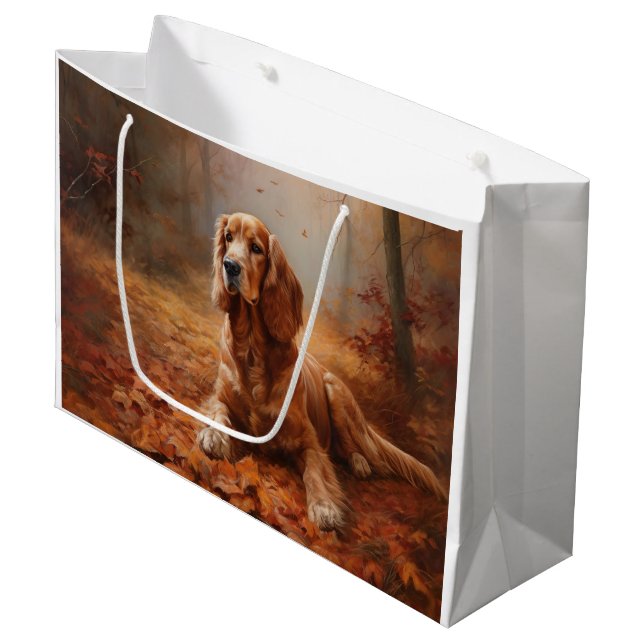 Cocker Spaniel i höstlöv Fall Inspire (Framsidan Vinklad)