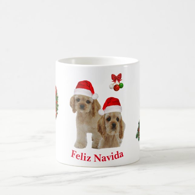 Cocker spaniel  jul kaffemugg (Center)