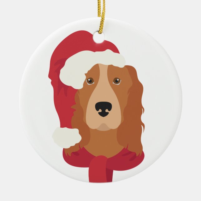 Cocker spaniel jul Ornament (Framsidan)