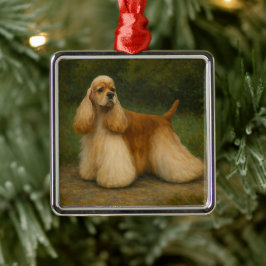 Cocker Spaniel Julgransprydnad Metall