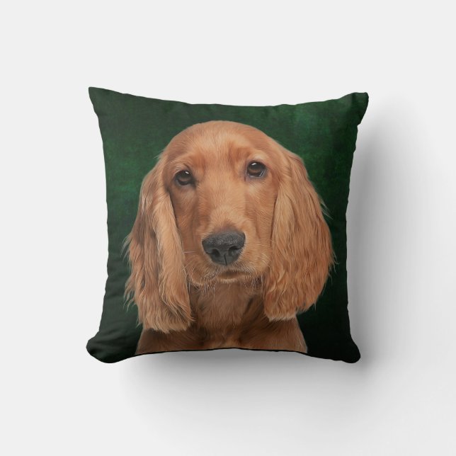 Cocker Spaniel Kuddinkast Kudde (Framsida)