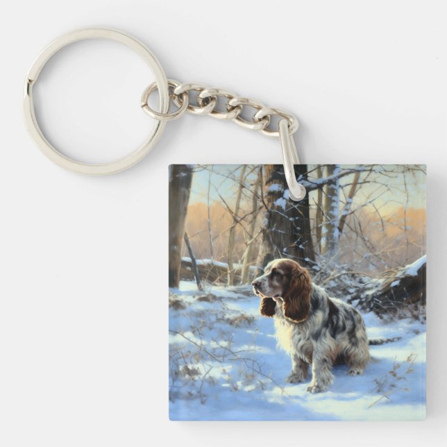 Cocker Spaniel Let It Snow Jul (Framsidan)
