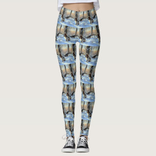 Cocker Spaniel Let It Snow Jul Leggings