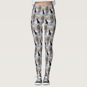 Cocker Spaniel Let It Snow Jul Leggings