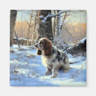 Cocker Spaniel Let It Snow Jul Magnet