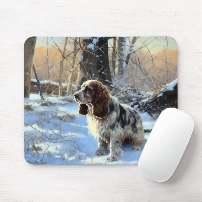 Cocker Spaniel Let It Snow Jul Musmatta (Med mus)