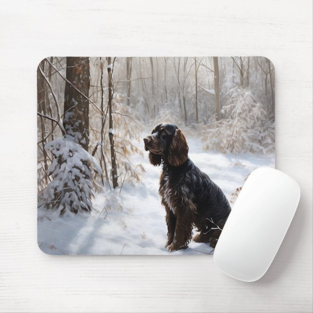 Cocker Spaniel Let It Snow Jul Musmatta (Med mus)
