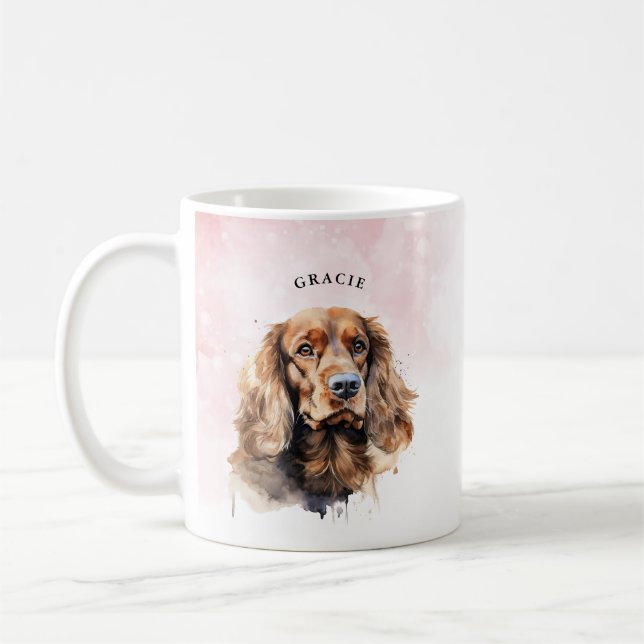 Cocker Spaniel-muggar Kaffemugg (Vänster)