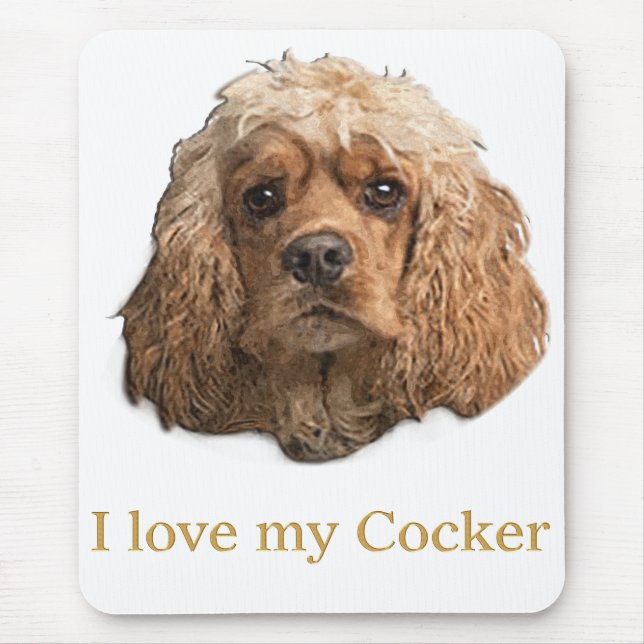 Cocker spaniel  musmatta (Framsidan)