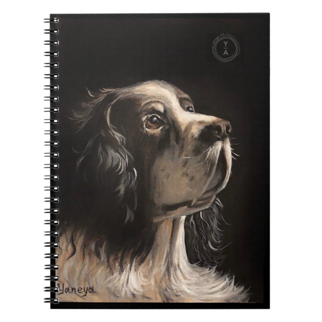 cocker spaniel note book anteckningsbok (Framsidan)