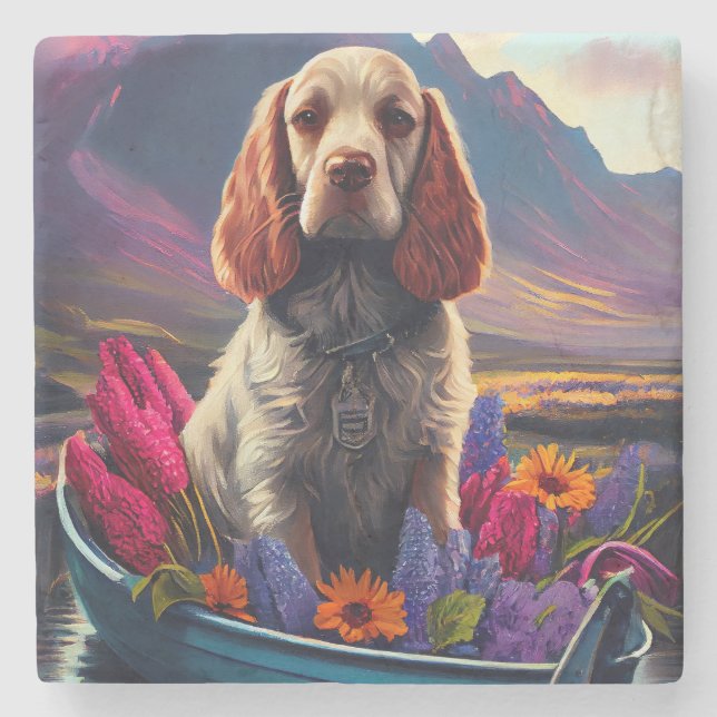 Cocker Spaniel på åra: Ett naturskönt äventyr Stenunderlägg (Framsidan)