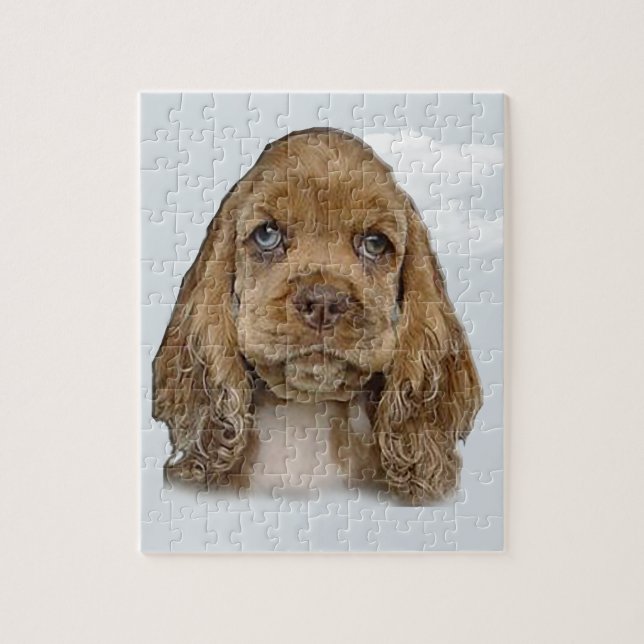 Cocker spaniel pussel (Vertikal)