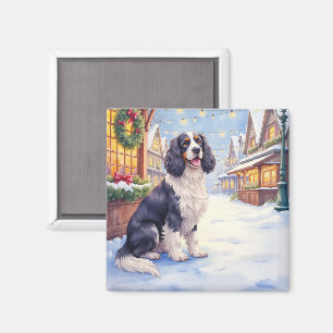 Cocker Spaniel Snöig By Jul Konst Magnet