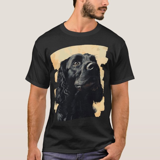 Cocker Spaniel T Shirt (Framsida)