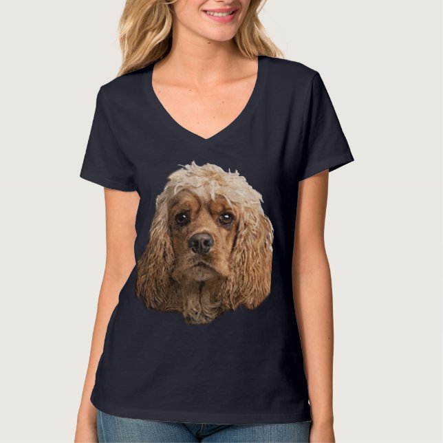 Cocker spaniel T-Shirt (Framsida)