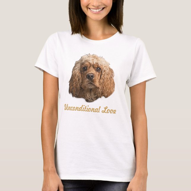 Cocker spaniel t-shirts (Framsida)