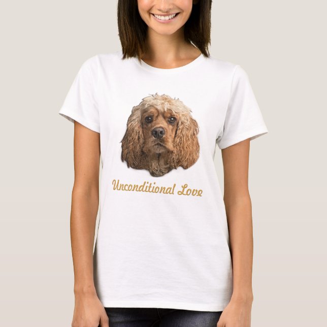 Cocker spaniel t-shirts (Framsida)