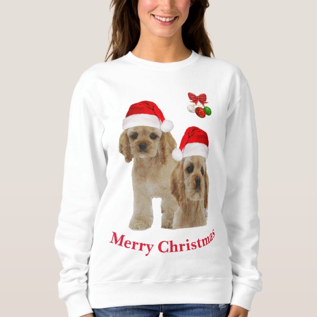 Cocker spaniel-tröja t shirt (Framsida)