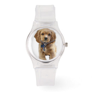 Cocker spaniel valp bevakning armbandsur