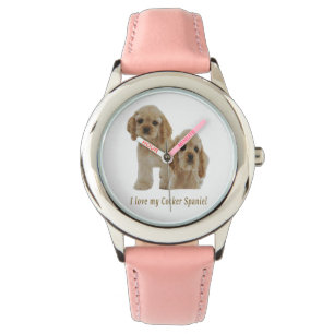 cocker spaniels armbandsur